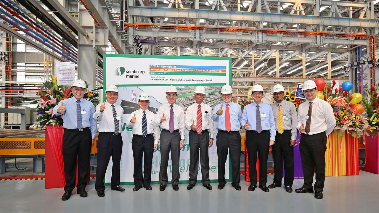 Sembcorp Marine Opens Steel Structure Fabrication Workshop